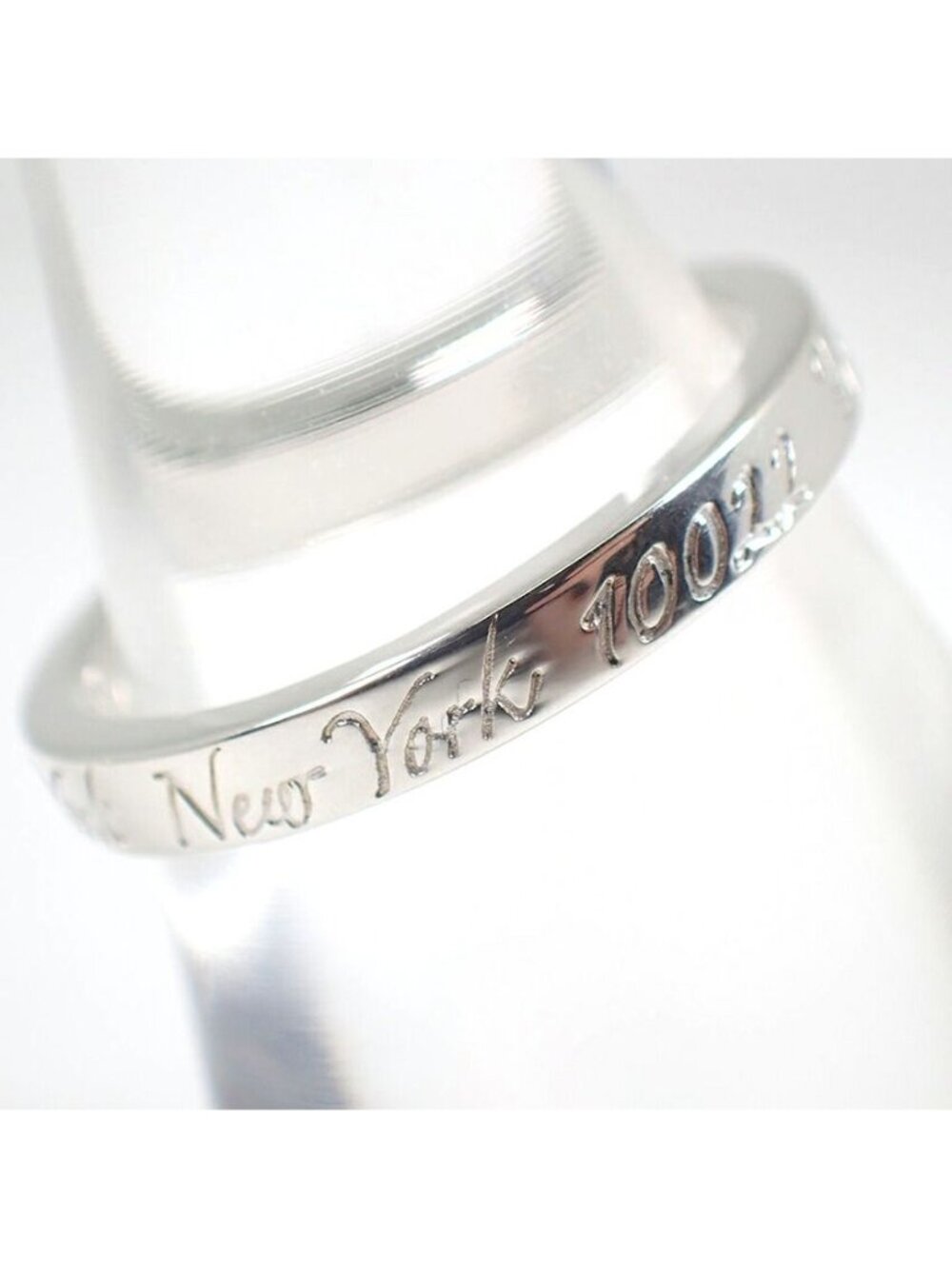Tiffany & Co 925 Notes Narrow Ring - Picture 5 of 12